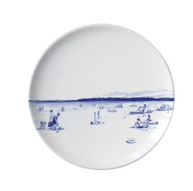 Faiencerie GEORGES - Collection Leman - Assiette Mignardise - Excenevex