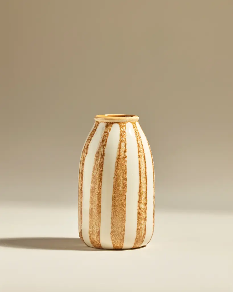 MSL - Vase Moyen Riviera Ambre D14X24CM