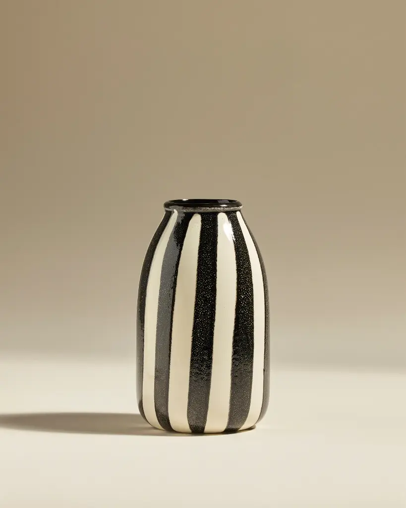 MSL - Vase Moyen Riviera Noir D14X24cm