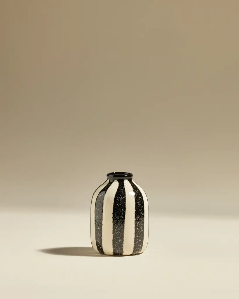 MSL - Vase Petit Riviera Noir D10XH14CM