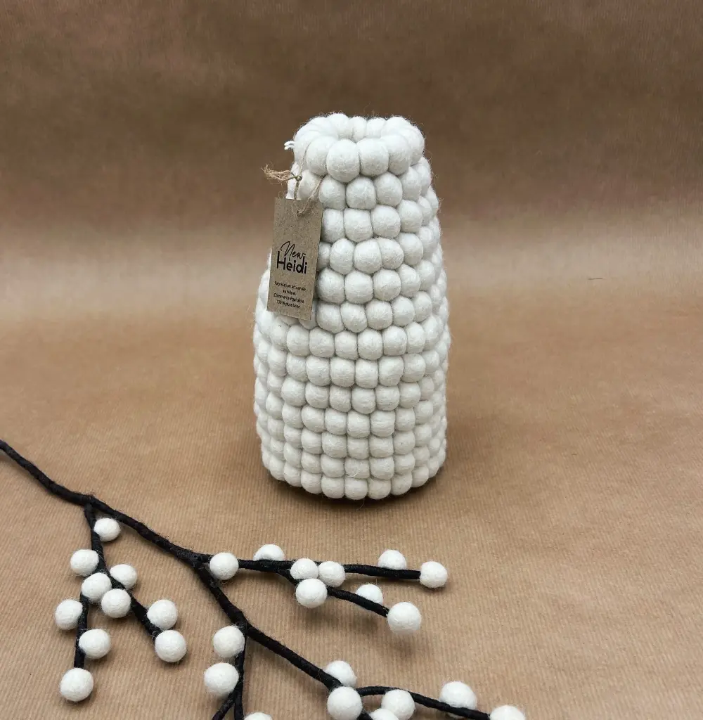 New Heidi - Vase Boule Blanc