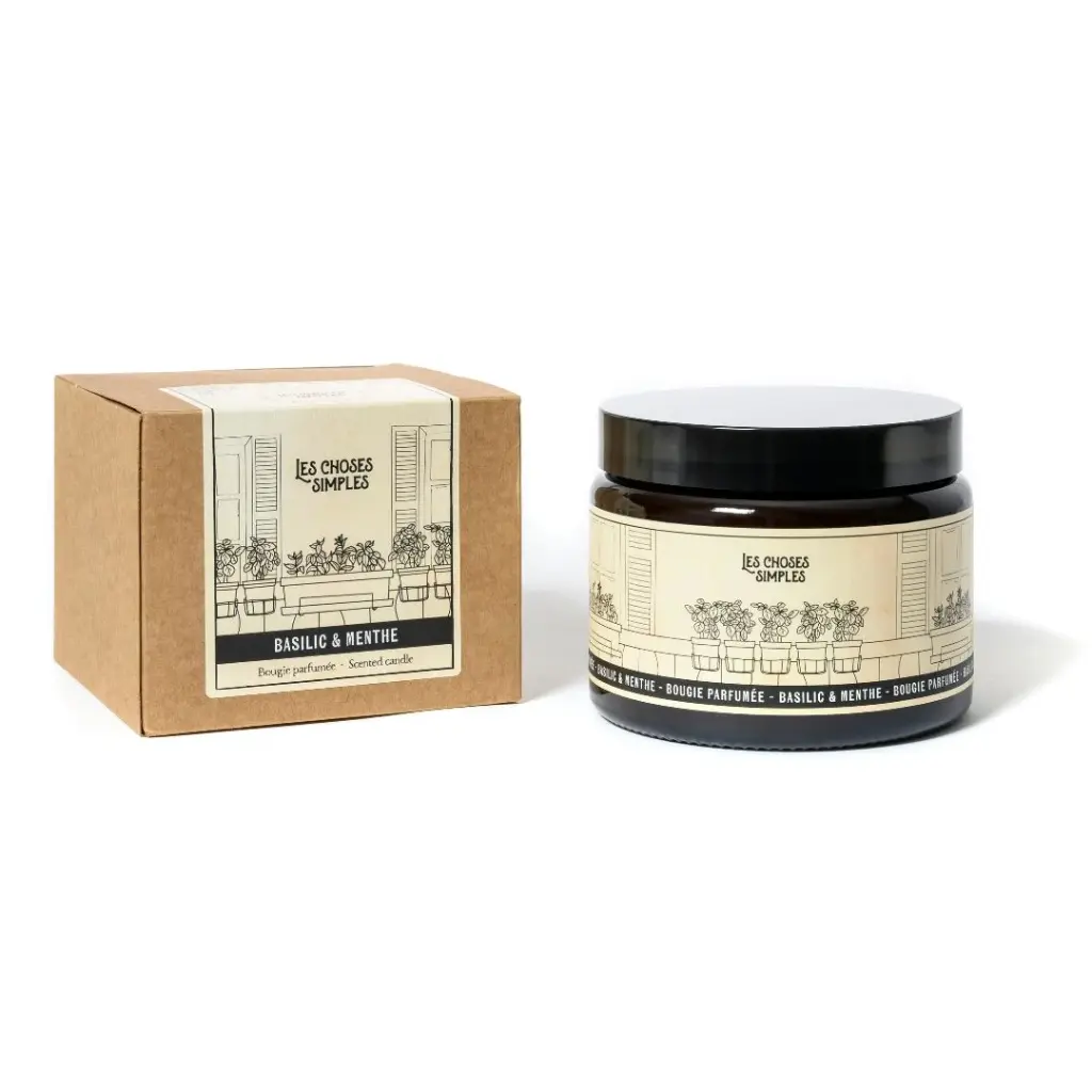 Les Choses Simples - Bougie Grande Basilic Menthe