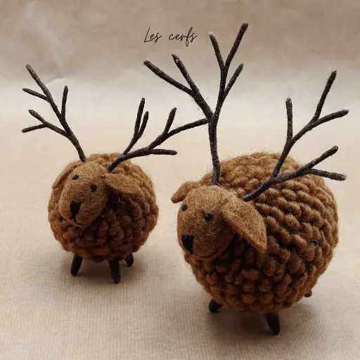 [NEW_0051] New Heidi - Cerf Marron Grand Modèle